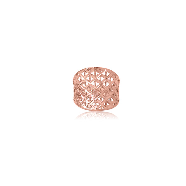 Kamara Diamond Cut Basket Ring