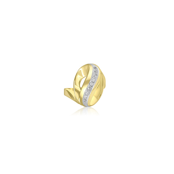 Kasinda (0.02 Ct. Tw.) Swirl Diamond Ring