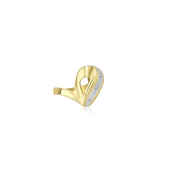 Kasinda (0.02 Ct. Tw.) Swirl Diamond Ring