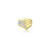 Kenura (0.12 Ct. Tw.) Dome Diamond Ring