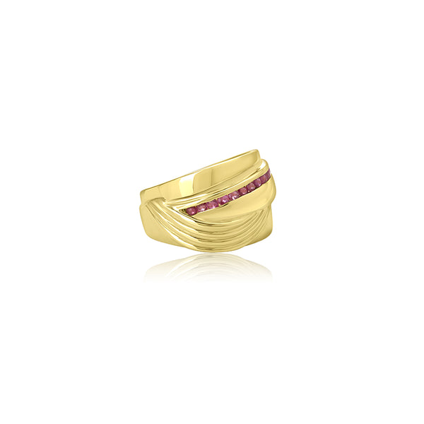 Neemesha Genuine Garnet Ring