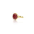 Nyana Round Garnet Ring