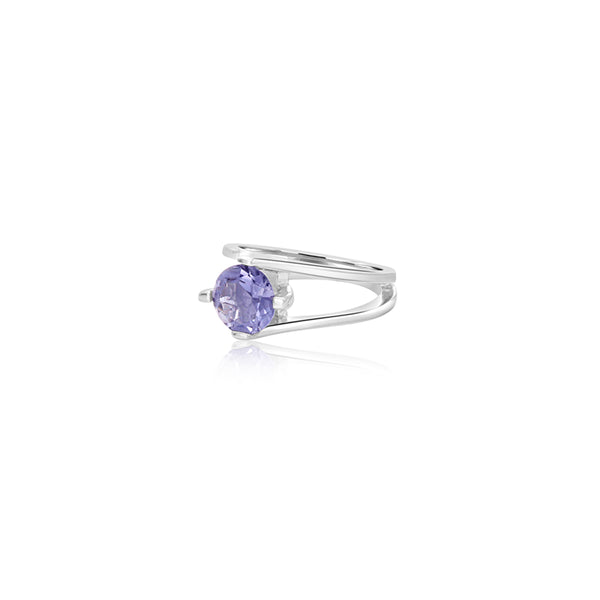 Berdine Amethyst Split Four Ring