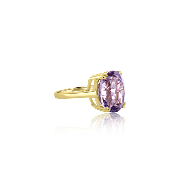 Pazima Large Oval Amethyst Ring