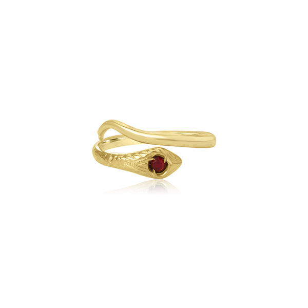 Sanura Snake Red Ring