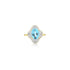 Uchenna T-Tone Aqua & Diamonds (0.04 Tw. Ct.) Ring