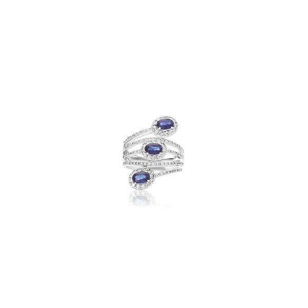 Rihana Blue Sapphire Ring