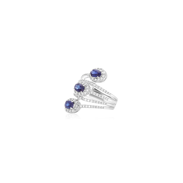 Rihana Blue Sapphire Ring