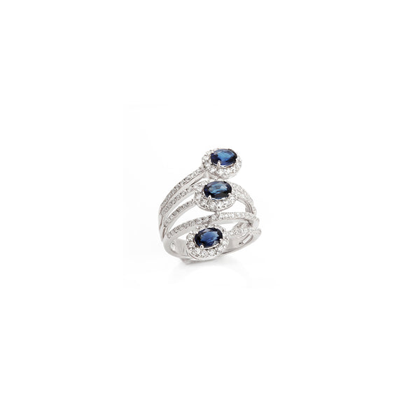 Rihana Blue Sapphire Ring