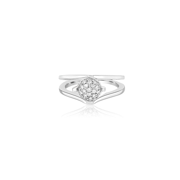 Zawati Four Prong Diamond Ring