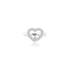 Denu Floating Diamond Heart Ring