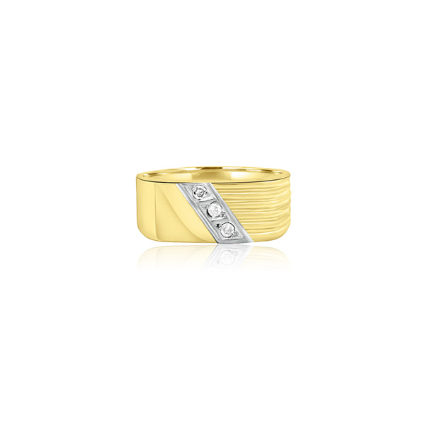 Ginette Mens Diamond Ring