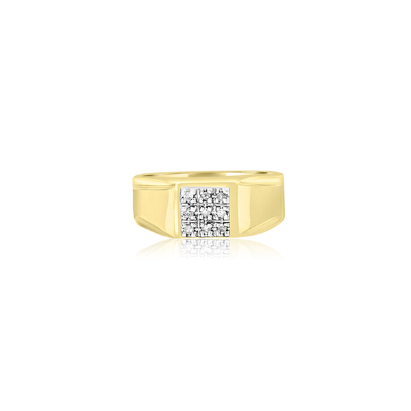 Linette Square Men's Ring