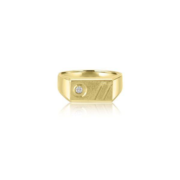 Fumiko Diamond Signet Ring