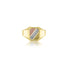 Babetta Tri-Color Signet Ring