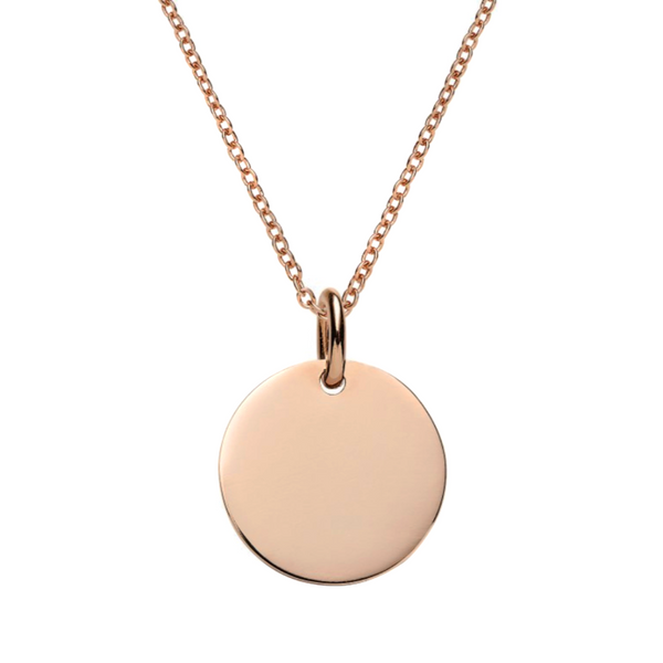 Gold Disc Necklace