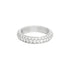 Platinum Pave Eternity Diamond Wedding Band